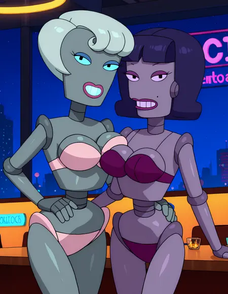 Ruth and Esther - Futurama