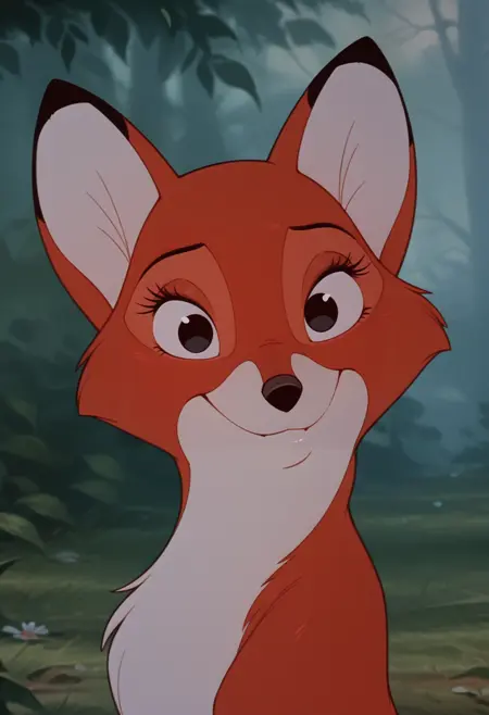 Vixey (Fox and The Hound) Illustration