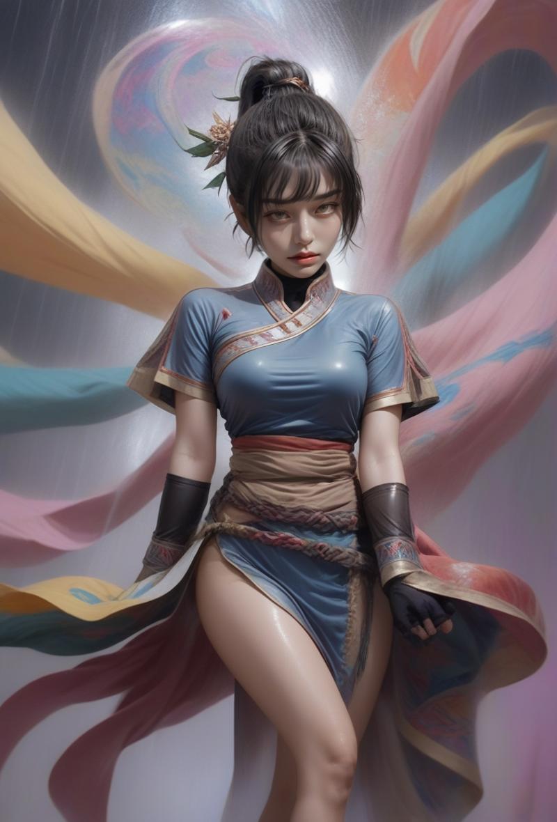 Fight Chinese Dress 女侠战袍 #fightdress image by wolfcatz