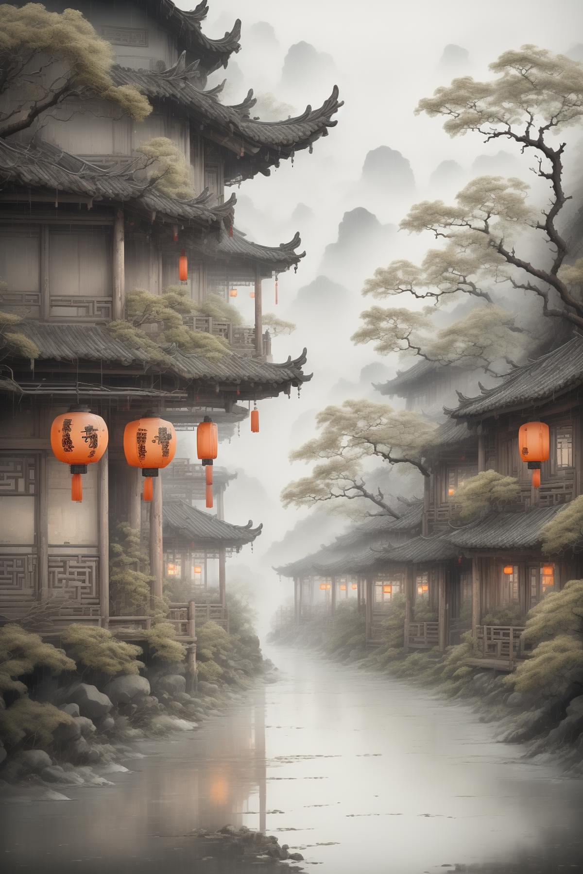 绪儿-水乡场景 Water town scene image by CHINGEL