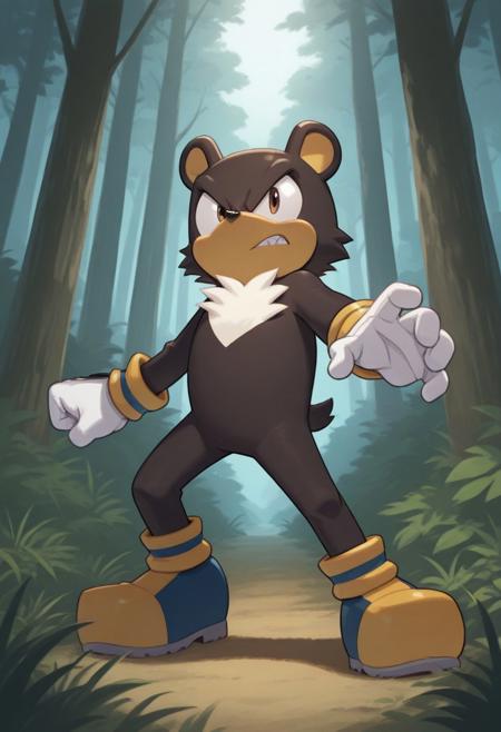 Bearenger the Grizzly - Sonic Archie Comics Illustrious