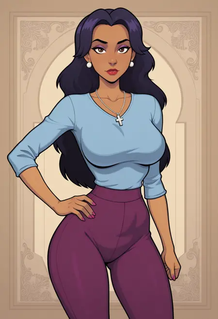 Susan Vandom, Will's mother, (W.I.T.C.H., Witch Hunter), LoRA, PonyXL | Illustrious XL