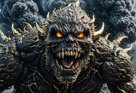 According to the rules, in such cases, it was supposed to become a black impenetrable cloud, fill the entire space with itself, catch up with  gold DEVIL SPAWN horror and look at him with an ominous luminous look from nowhere and from everywhere, which Bomchi immediately did.  Feeling of fear, feeling of horror,rich colors, ultra clear image, more realistic, high resolution photos, 8K HD wallpapershigh quality, intricate details,  ultra detailed, ,depth of field, 8k resolution trending on Artstation Unreal Engine 5, Epic,detailed background, <lora:xl_more_art-full_v1:1.2>  <lora:JuggerCineXL2:0.8> , Cinematic,  <lora:EnvyActionShotXL01:0.8> action shot