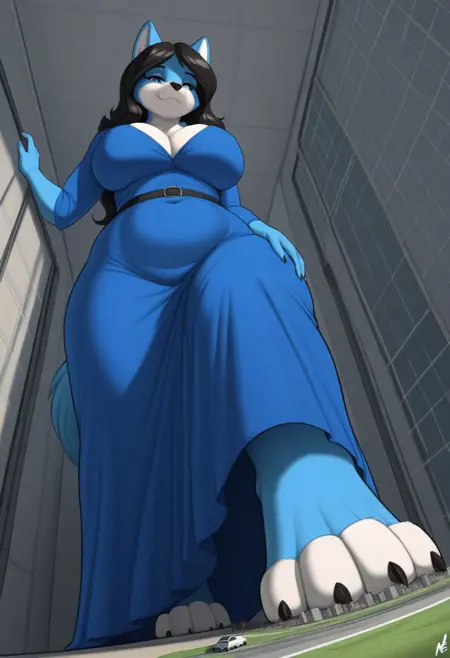 Furry Giantess (Illustrious)
