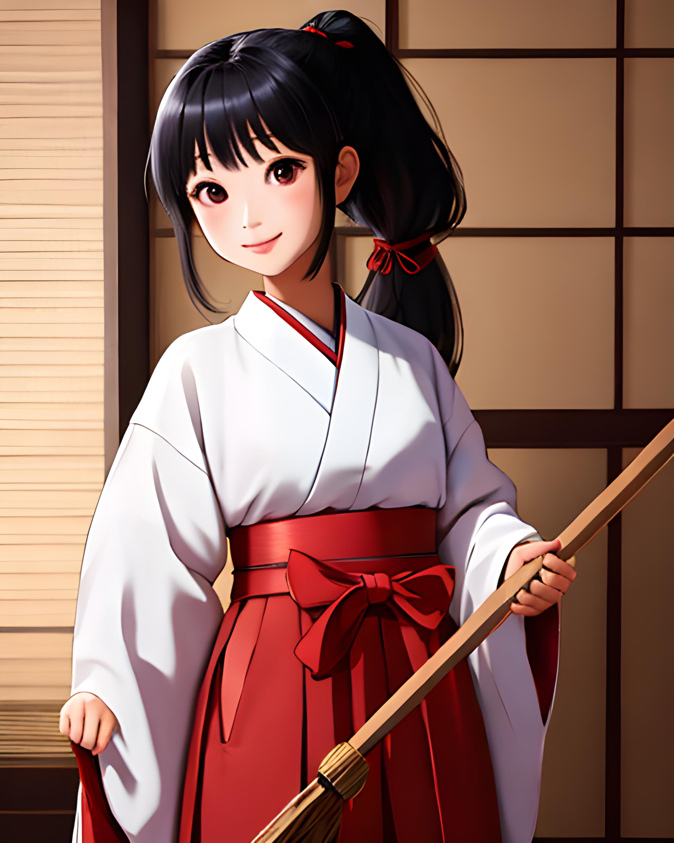 Miko Shrine Maiden Clothes image by KimiKoro