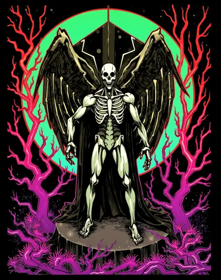 Cyberpunk Tarot Card Style