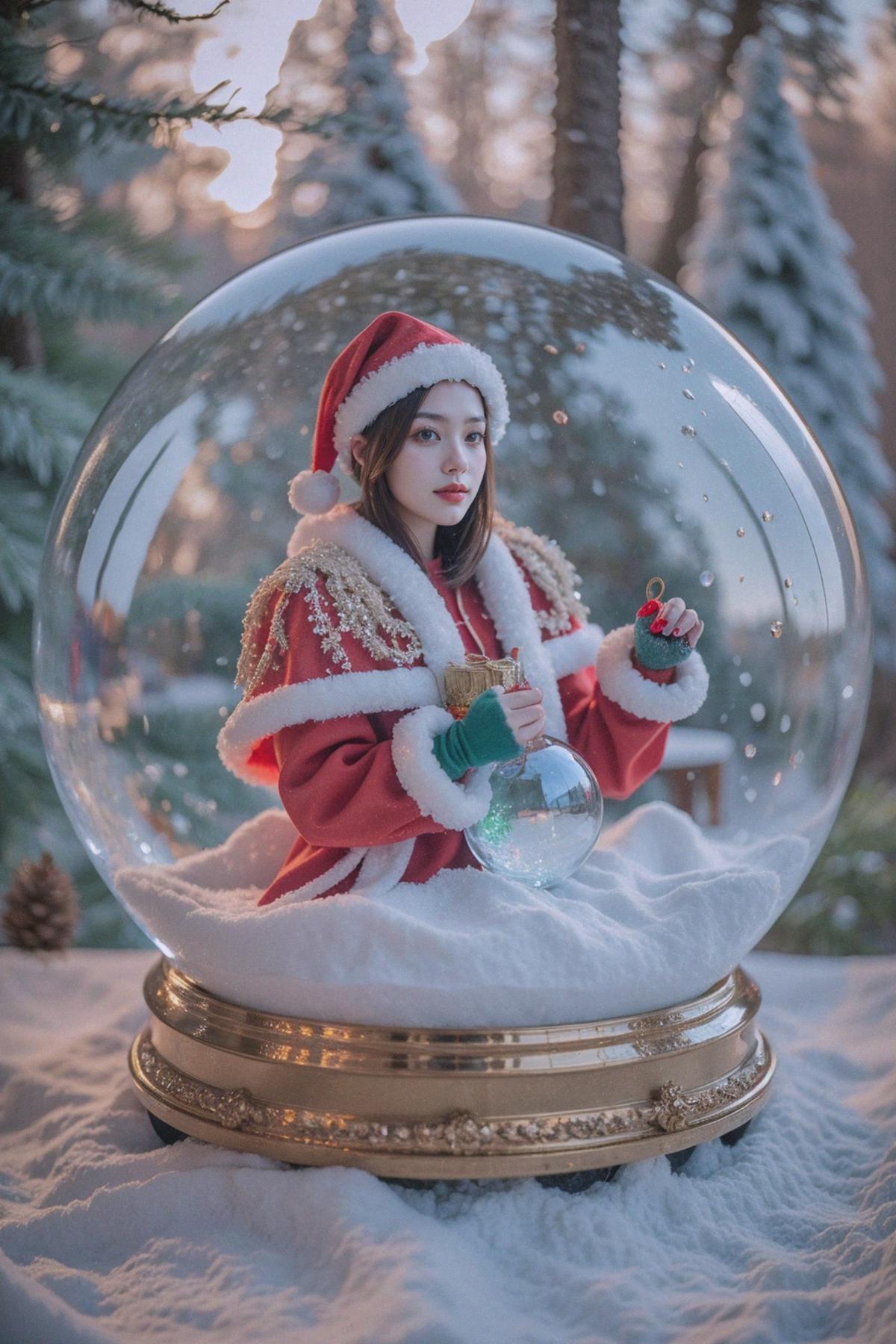 Christmas crystal ball image by Merjic