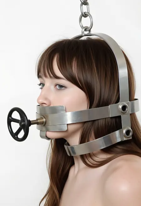 Joschek's Metal Head Harness/Scold's Bridle for Flux