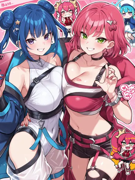 Yu-Gi-Oh! - Live/Evil Twin - Ki-sikil & Lil-la (ライブツイン- キスキル & リィラ) Illustrious XL