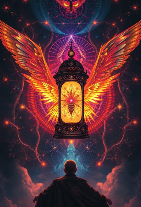 The shamans' souls were drawn to the astral lantern like moths to a kaleidoscopic flame