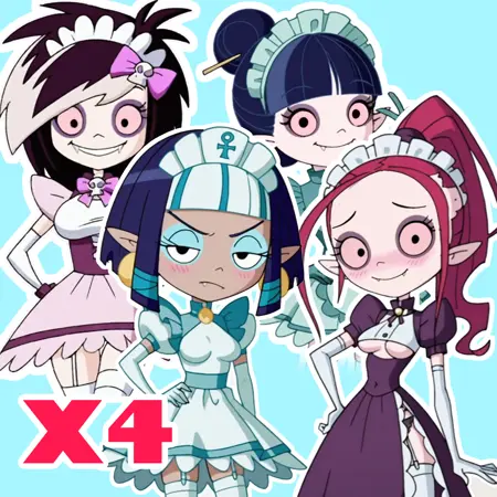 School for Vampires Pack (Gothetta/Batoria/Ravena/Nifi) (Illustrious)