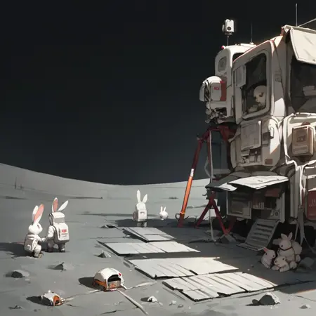 Surface of the Moon / Lunar Surface / 月面