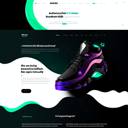 <lora:UI-UX:0.8> UI-UX Style, black background,  mmorpg website, specular highlights, contemporary and modern layout, black and green theme, easy on the eyes, vibrant and fun, responsive, bootstrap and CSS compatible, aero elements