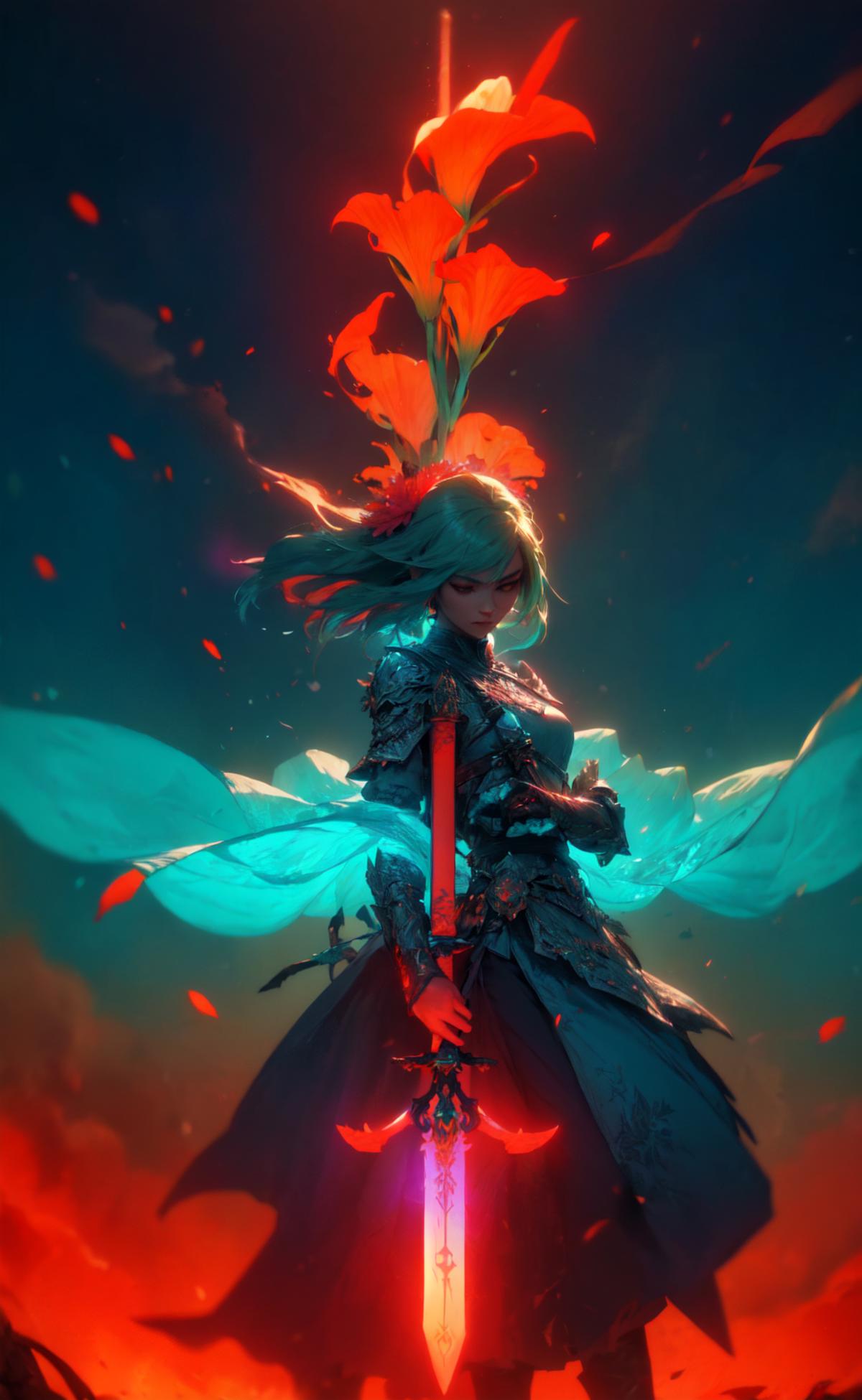 Unlimited Blade Works (UBW) | Weapon LyCORIS [Axe, Bows, DualWielding, Fan, Katana, Knife, Kunai, Lightsaber, MasterSword, Planted Swords, Scythe, Sheathed, Shield, Spear, Staff, Tomahawk, Trident, Unsheathing, Warhammer, Whip] image by okamuron