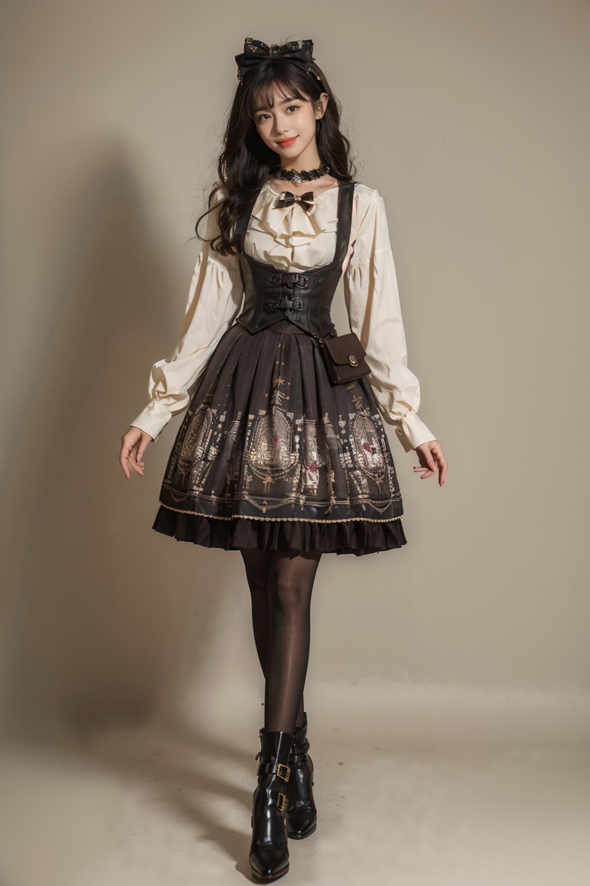 [Realistic] Steampunk style dress | 蒸汽朋克风裙子 image by cyberAngel_