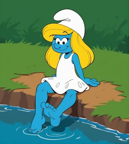 smurfette moxette brainy_smurf