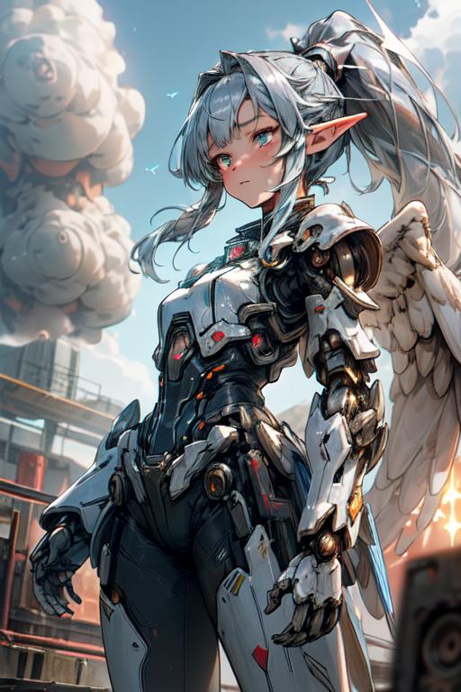 magical girl mecha (futuristic jet armor and wings) | Stable Diffusion |  OpenArt