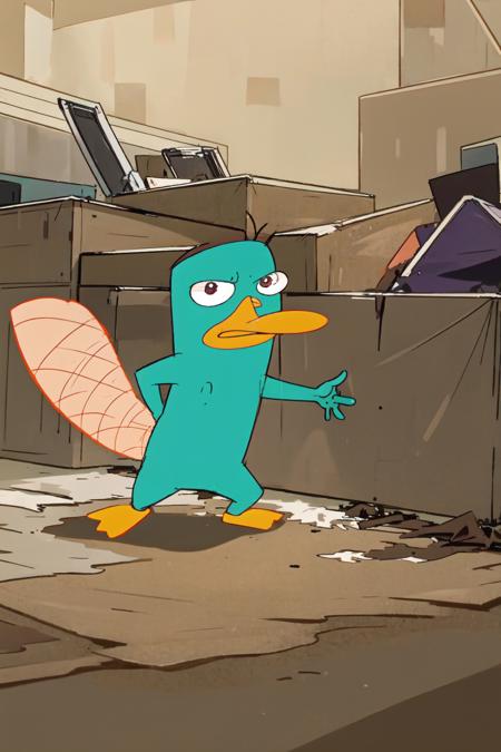 good detailed, (glowing background),
, masterpiece, best quality, wide-angle Hyperdetailed, masterpiece, 8k, natural lighting, soft lighting, sunlight, HDR (High Dynamic Range), Maximum Clarity And Sharpness, Multi-Layered Textures,
Perry the Platypus,
 <lora:Perry:1>