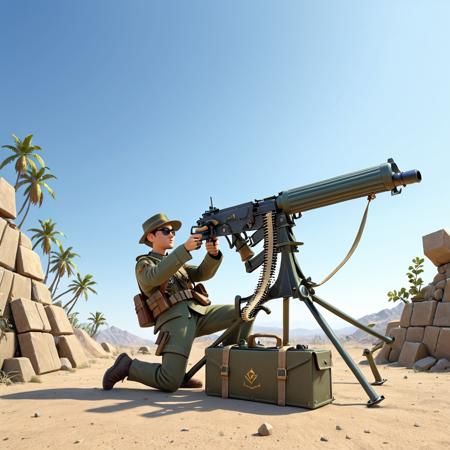 aiming a vkrsmmg medium machine gun weapon