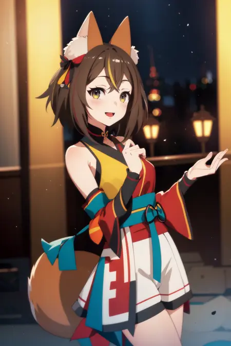 どんぎつね六代目(日清食品 どん兵衛 CMキャラクター)