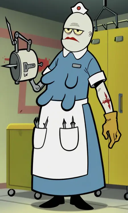 Nurse Rench (The Oblongs) | Illustrious