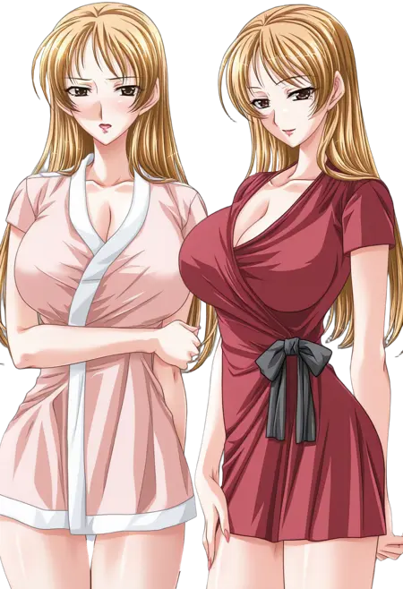 Riko Ichinose (2 OUTFITS) - [GUILTY+] Ran→Sem ~Hakudaku Delmo Tsuma no Miira Tori~