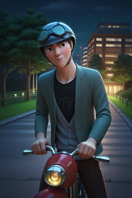 hiro hamada, black hair, black eyes tadashi hamada, black hair, black eyes