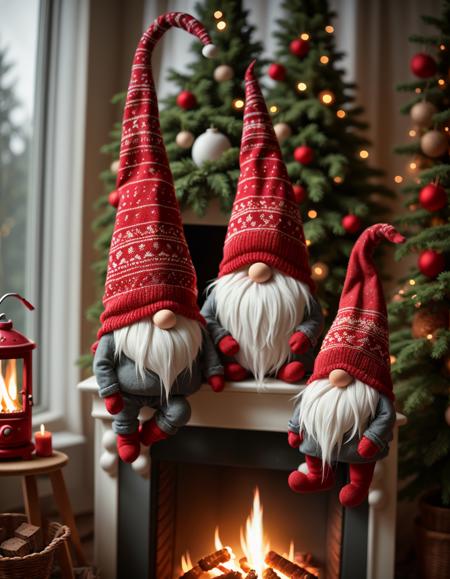 Festive Gnome with Covered Face - Tomte - Nisse SD 1.5