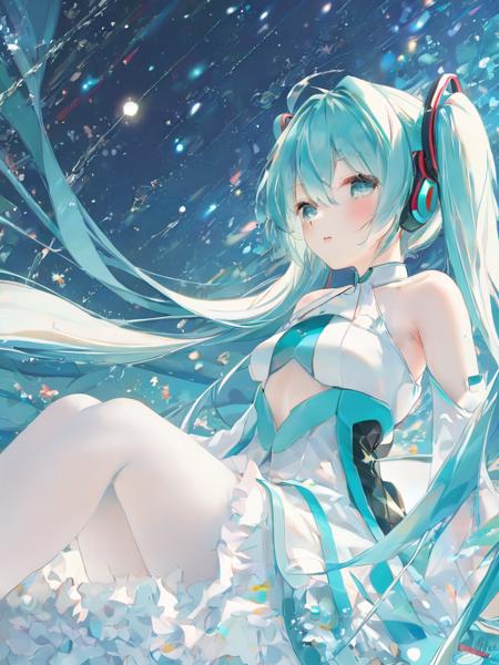 (best quality),((masterpiece)),(highres),original,extremely detailed 8K wallpaper,(an extremely delicate and beautiful)ï¼1girlï¼miku