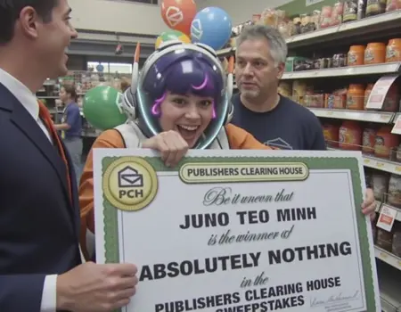 Publishers Clearing House Sweepstakes Winner Style
