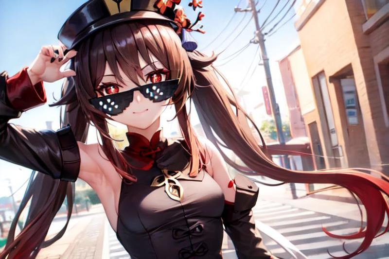 Deal with it Meme Sunglasses | Clothing/Concept LoRA image by Erik252