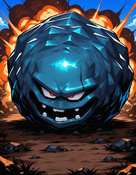 Rockbomb / ばくだんいわ (Dragon Quest) Illustrious