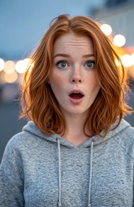 In Awe - Shocked Surprised Expression