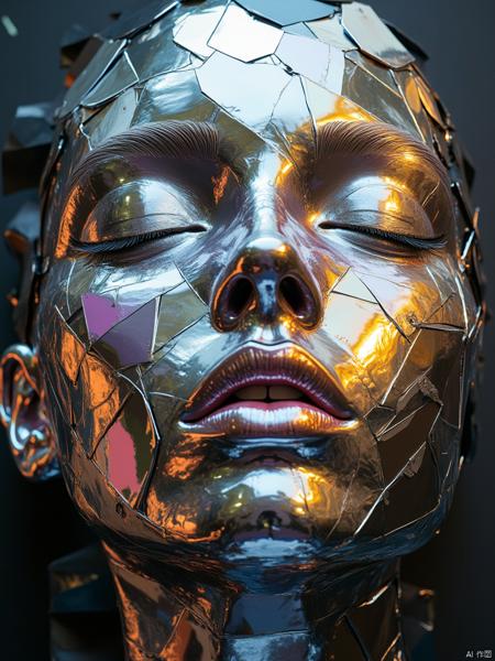OB彩虹色箔肖像 NFT Rainbow-colored foil portrait v1.0