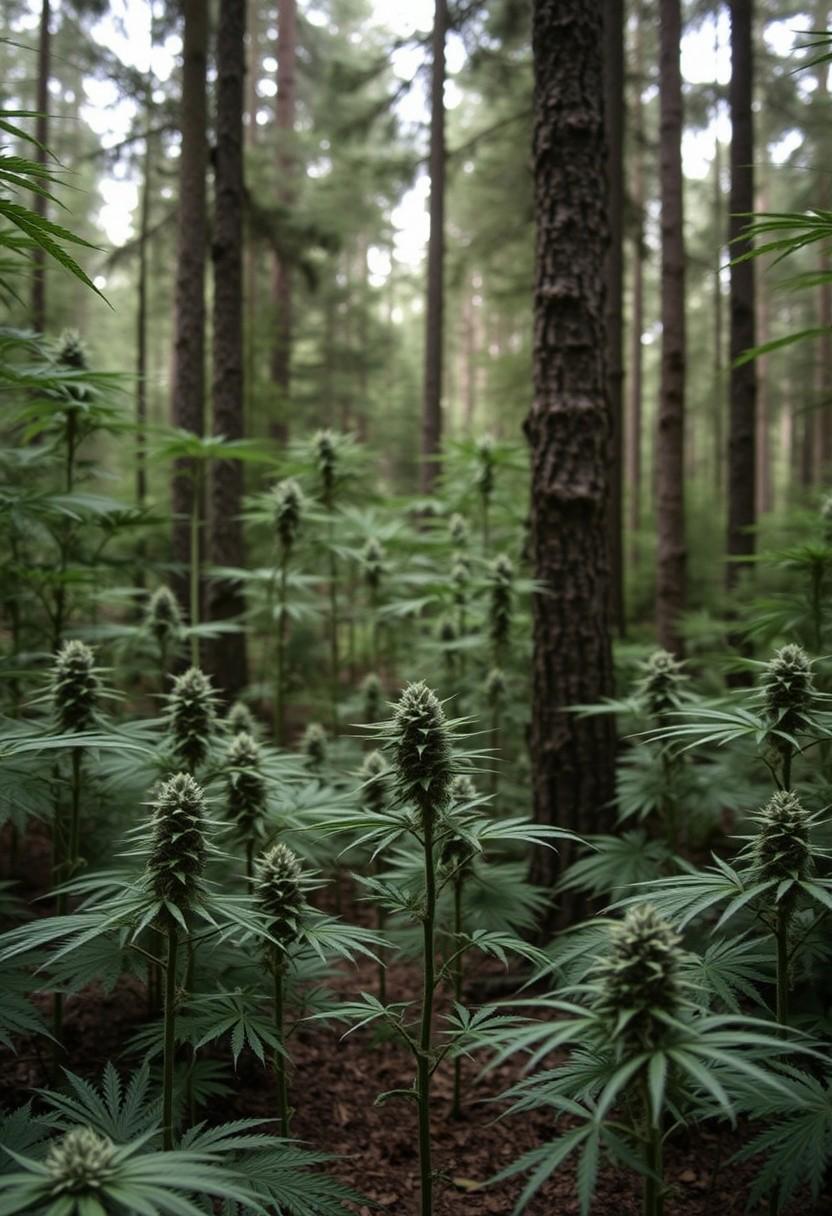 The great old growth cannabis forest