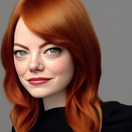 A professional headshot of Emma Stone