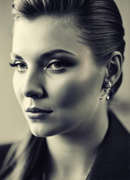 analog style, modelshoot style, A 1930s professional photograph of sks woman, ((detailed face)), (High Detail), Sharp, 8k, ((bokeh)), <lora:locon_olgaskabeeva_v1_from_v1_64_32:1.25>