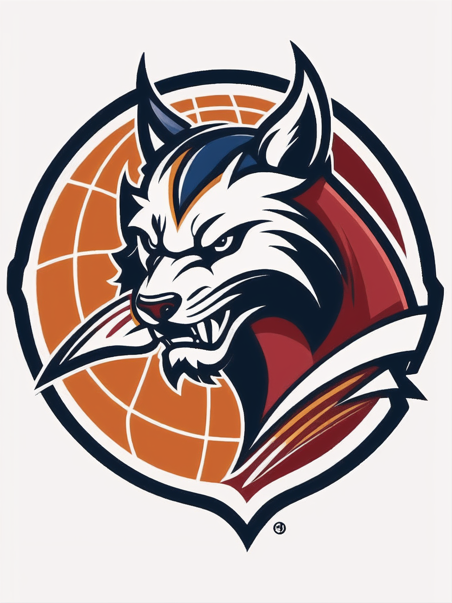 sports team logo on white background