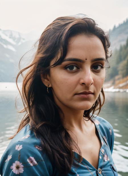 portrait of skswoman, determined , wearing intimates , with French bob , background infernal palace epic (photo, studio lighting, hard light, sony a7, 50 mm, matte skin, pores, colors, hyperdetailed, hyperrealistic), <lyco:Manju Warrier:1.0>