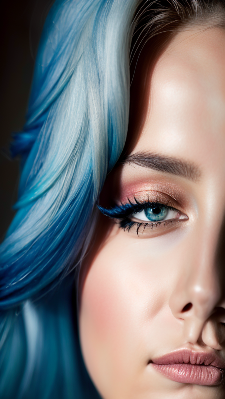 <lyco:quiron_AlissaWhiteGluz_Lycoris_v5:1.0> AlissaWhiteGluzQuiron woman blue hair