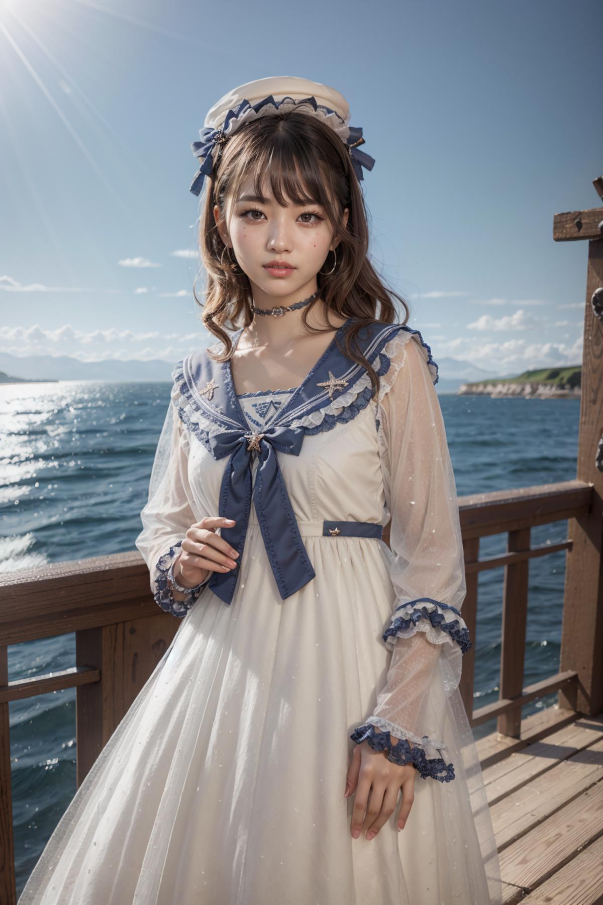 【浅海星辰】Dress No.11 White Dress image by feetie