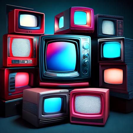 (tvcity:1) a bunch of televisions that are in the dark <lora:djzTVcityV21_LoraBooth:1>