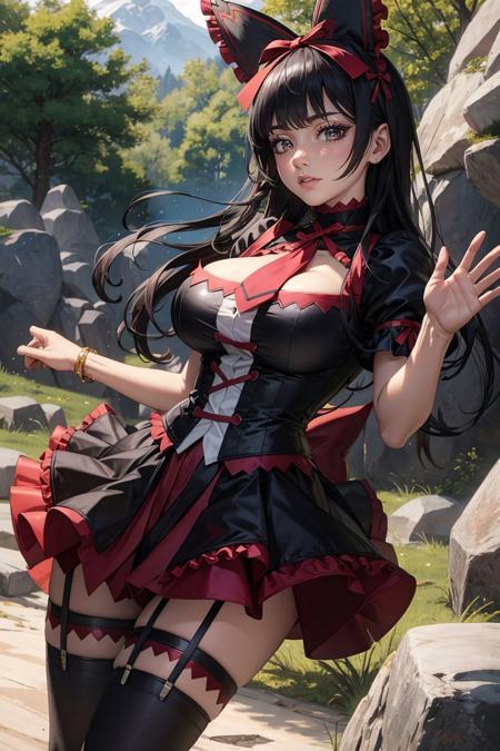 Rory Mercury - Gate Jieitai Kanochi nite. Anime neko, Personagens