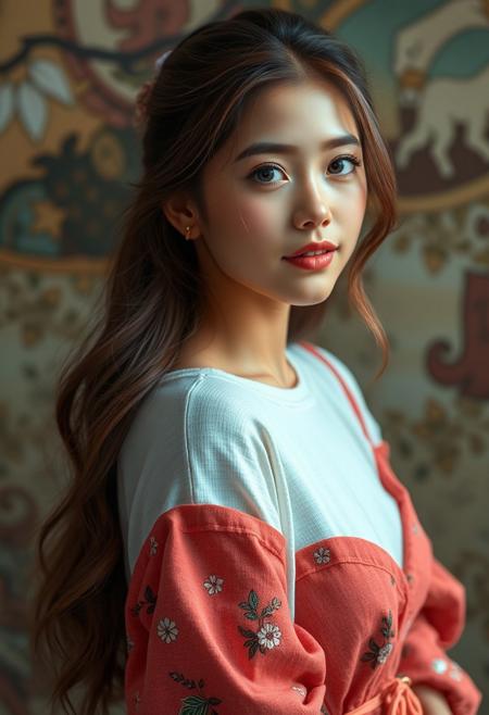 photorealistic, hd photography, cute woman