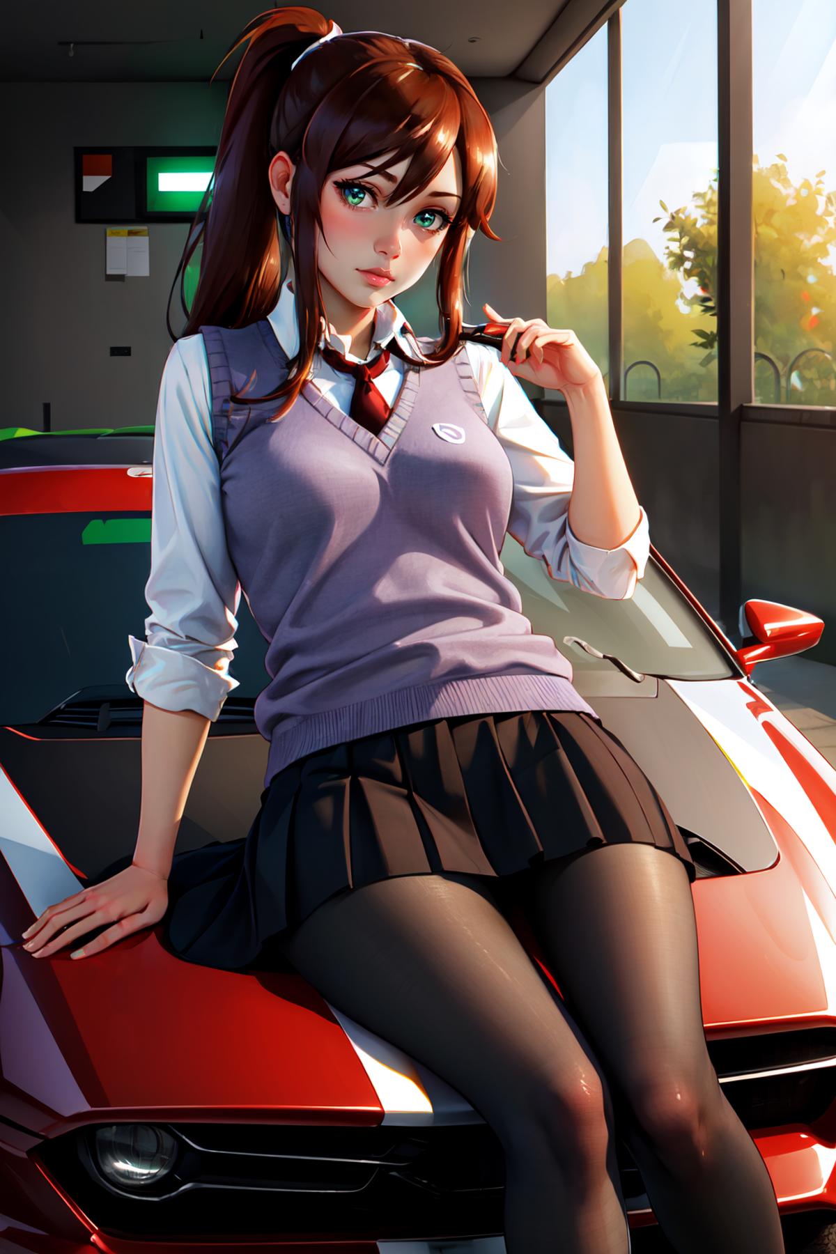 Sports Cars with Girl on Hood! - fC - (LORA) image by FallenIncursio