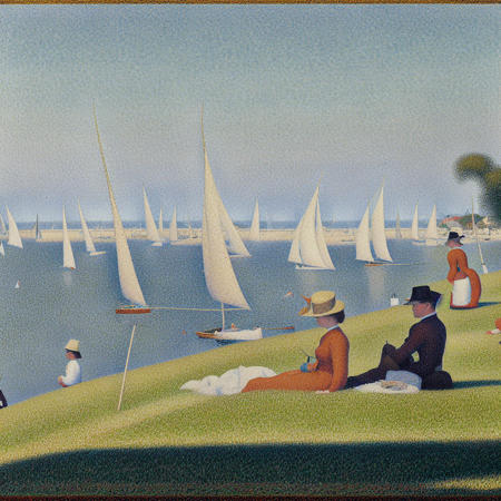 Georges Seurat | Hypernetwork v1