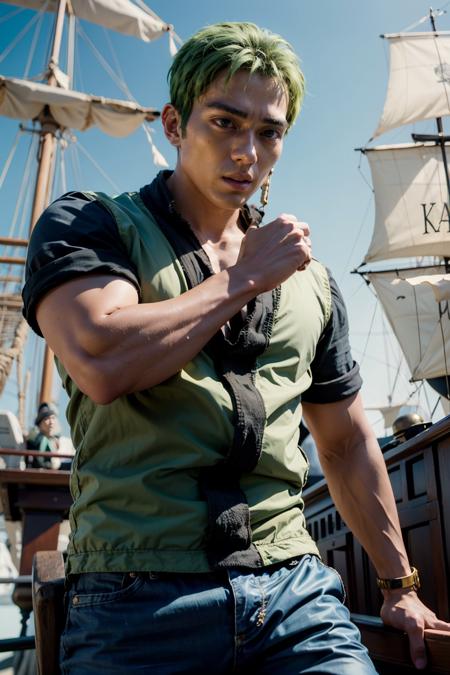 Mackenyu como Zoro - One Piece