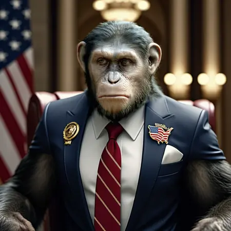 Caesar - Planet of the Apes franchise 2010s - SDXL