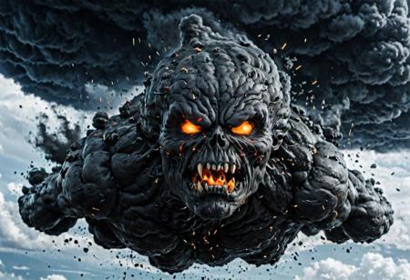 According to the rules, in such cases, it was supposed to become a black impenetrable cloud, fill the entire space with itself, catch up with  black DEVIL SPAWN horror and look at him with an ominous luminous look from nowhere and from everywhere, which Bomchi immediately did.  Feeling of fear, feeling of horror,rich colors, ultra clear image, more realistic, high resolution photos, 8K HD wallpapershigh quality, intricate details,  ultra detailed, ,depth of field, 8k resolution trending on Artstation Unreal Engine 5, Epic,detailed background, <lora:xl_more_art-full_v1:1.2>  <lora:JuggerCineXL2:0.8> , Cinematic,  <lora:EnvyActionShotXL01:0.8> action shot