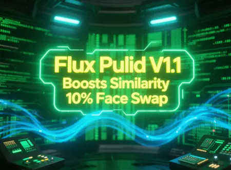 Flux Pulid V1.1 Boosts Similarity 10% Face Swap Workflow